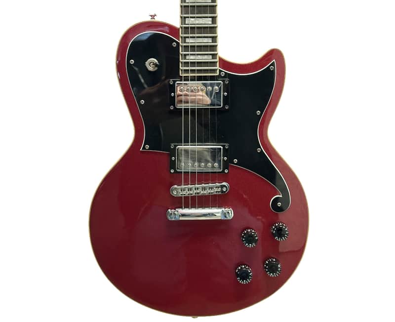 D'Angelico Premier Atlantic Electric Guitar Oxblood w/Gig Bag image 1