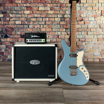 Alpher Instruments Cobia Prime V2 Baritone 2024 - Ice Blue Metallic image 6