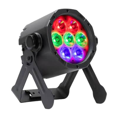 ADJ ElectraPix Par 7 IP65 Powered Wireless DMX LED Par Lighting Fixtures Pair image 2