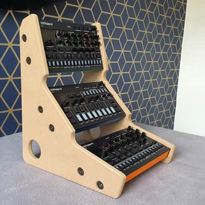 Roland Aira Compact S1 J6 T8 E4 - MDF Triple Stand from Synths And Wood image 2