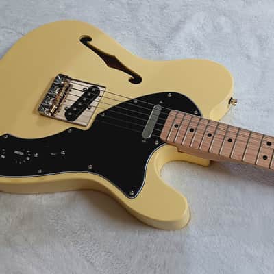 Pro Upgrades - Squier Affinity Telecaster Thinline 2024 - Vintage White image 7