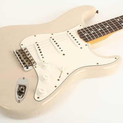 Fender Custom Shop 1969 Stratocaster Journeyman Relic Rosewood Fingerboard Faded Vintage Blonde CZ585783 image 3