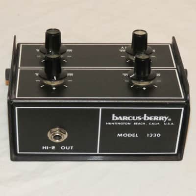 Barcus-Berry 1330 "Standard Preamp" Vintage Pre for Acoustic/Piezo Pickups image 2