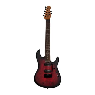 Sterling Jason Richardson Signature 7 String Guitar Dark Scarlet Burst image 3