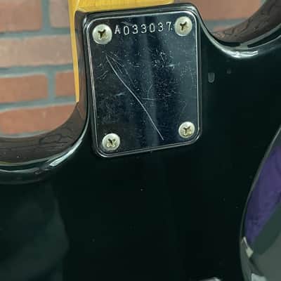 Fender Squier ST-331 Rare Japanese Single Humbucker Stratocaster Mid-1980s - Black image 8