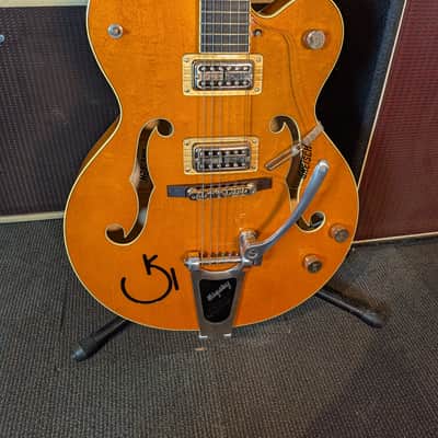 Gretsch G6120RHH Reverend Horton Heat Signature Hollow Body Electric Guitar w/Case - Orange Stain Lacquer (2006) image 3