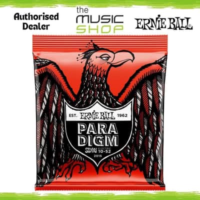 Ernie Ball Paradigm Skinny Top, Heavy Bottom 10-52 Electric Guitar Strings- 2015 image 1