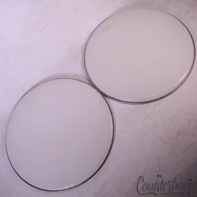 Premier 2x 16"Metric Floor Tom Drum Heads Everplay Vintage 60s Pre-International image 1