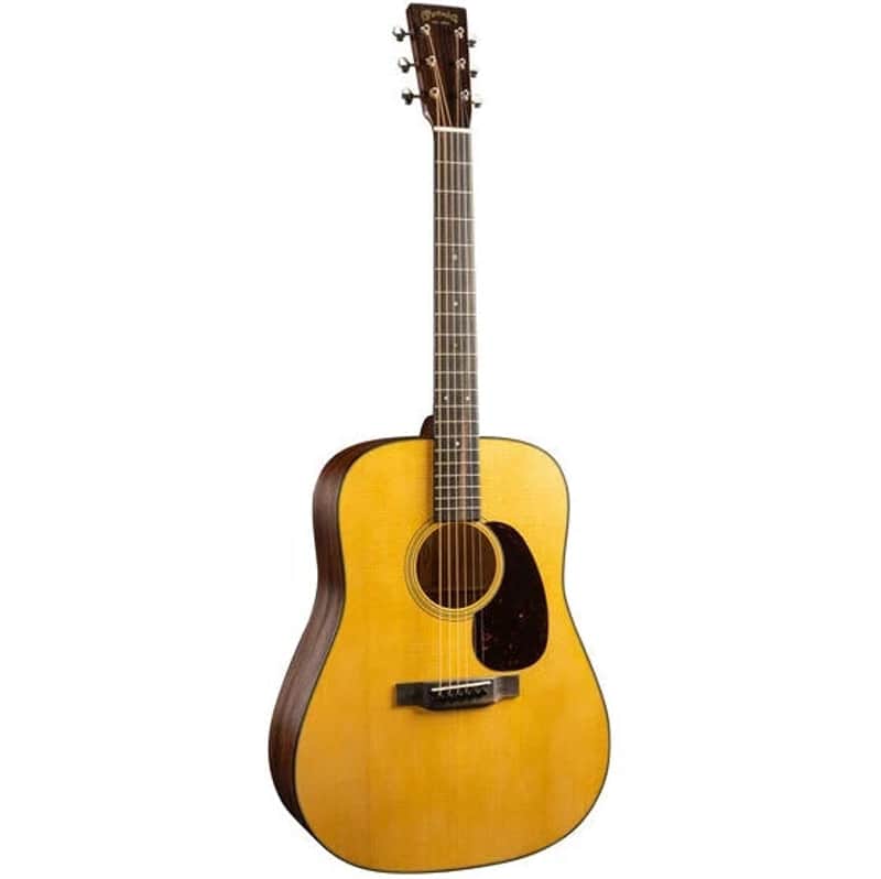 Martin D-18-SATIN D-18 Dreadnought Acoustic Guitar, Spruce Top, Mah b/s, Satin image 1