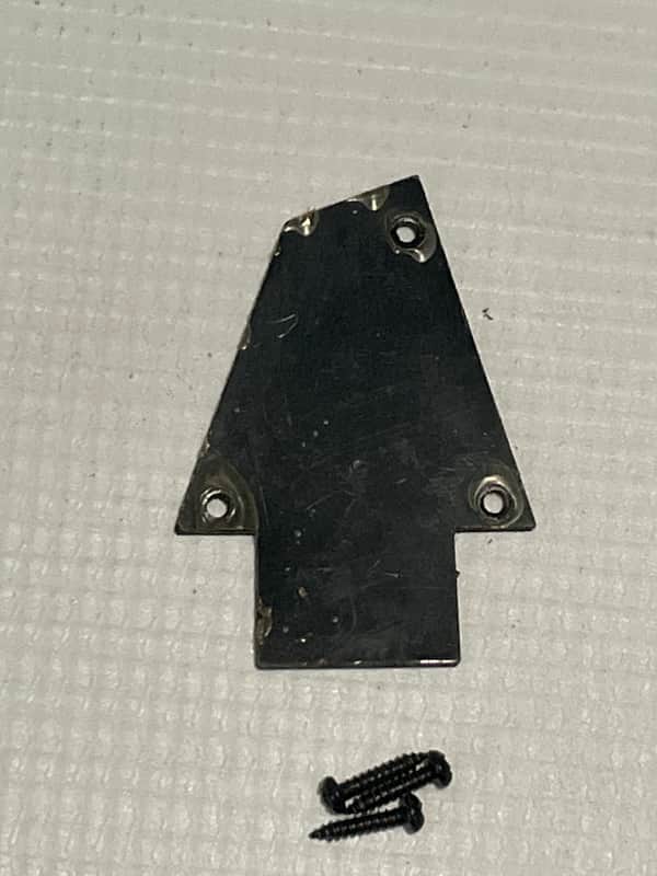 2000's Korean Ibanez RG & S Series Electric Guitar Black Truss Rod Cover 1 Ply image 1