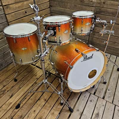 Drum Kit Pearl Masters MCX All Maple, Orange Sparkle Fade USED! RKMCX201025 image 5