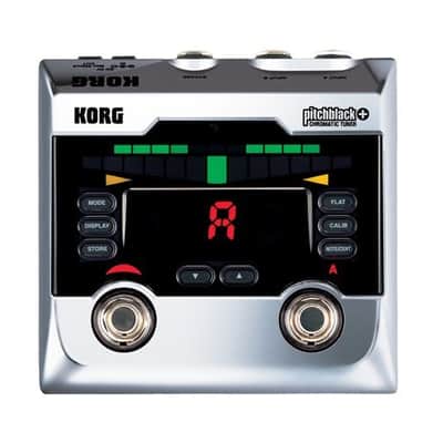 Korg PB02 Pitchblack+ Plus Chrome Chromatic Pedal Tuner Limited Edition NEW image 1