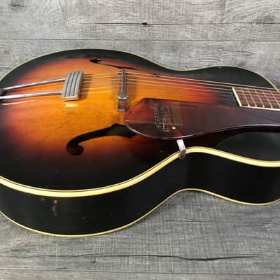 Harmony Marwin Jewel Archtop 1940's Sunburst image 4