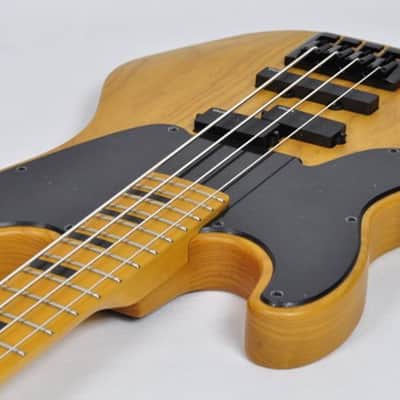 Schecter Model-T Session LH bass in Aged Natural Satin image 6