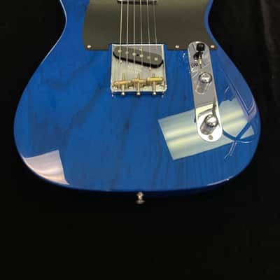 Fender Custom Shop B4 AM Custom Telecaster NOS MN Sapphire Blue Transparent image 2
