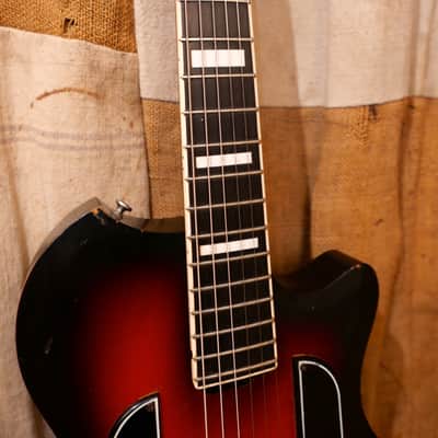 Airline Single Pickup Solidbody 1960 Redburst image 5