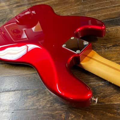 Fender Japan Jazz Bass Standard Electric Bass Candy Apple Red MIJ image 13