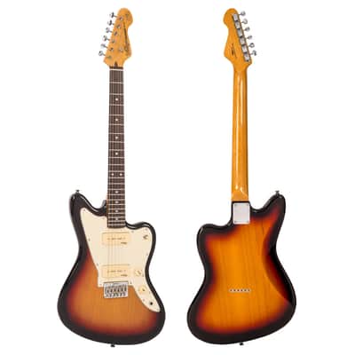 Vintage V65 ReIssued Hard Tail Electric Guitar - Tobacco Sunburst (V65HTSB) image 2