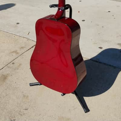 Guild D-25 - 1974 - Cherry Red image 21