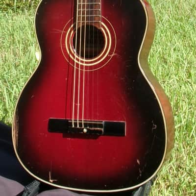 CIRCA 1963 Yamaha Nippon Gakki Dynamic Guitar No.10 Red Label image 4