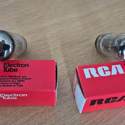 Sylvania 7408 1960-70 - Clear - Red RCA Marking (6V6 GT) image 2