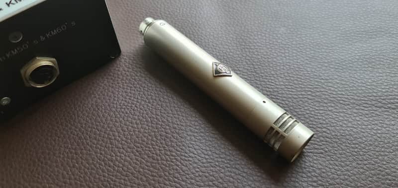 Neumann KM 54 Small Diaphragm Cardioid Condenser Microphone 1953 - 1970 - Nickel image 1
