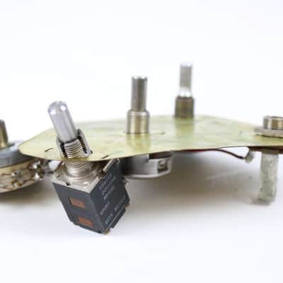 1973 Vintage Gibson L6-S Control Plate Assembly (Original Rotary Switch, Allen-Bradley Pot &Resistor, Pot, Jack, Plate) 1970s Early Norlin Era image 9