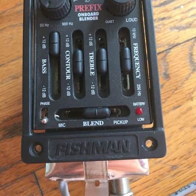Fishman Prefix ONBOARD STEREO BLENDER Piezo Mic PERFECT UPGRADE your PREFIX! Acoustic Guitar Pickup image 1