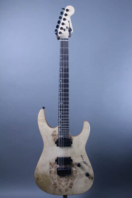Charvel Pro-Mod DK24 HH HT Mahogany with Poplar Burl Desert Sand image 1