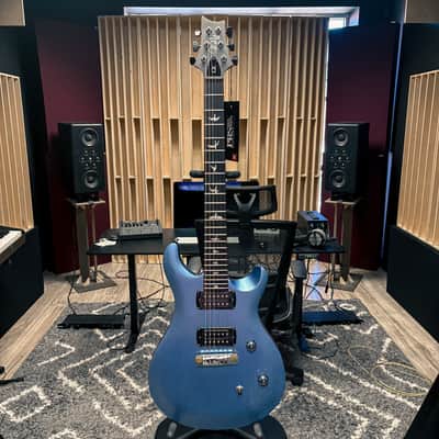 PRS SE CE 24 Mahogany Bolt-on Ice Blue Metallic image 2