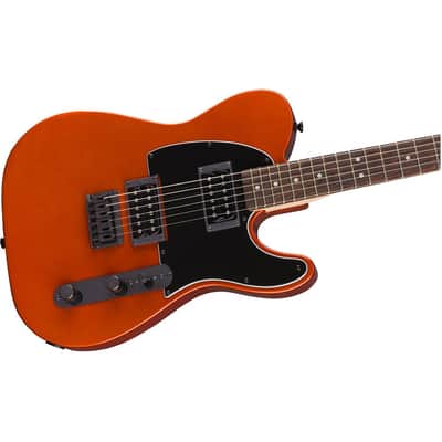 Squier FSR Affinity Telecaster HH Electric Guitar in Metallic Orange image 5