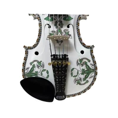 Deluxe fancy Norwegian fiddle 5strings violin 4/4 of professional concert image 5