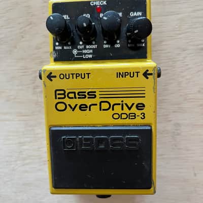 Boss ODB-3 Bass OverDrive (Silver Label) 1994 - Present - Yellow image 2
