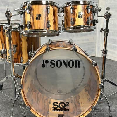 Sonor SQ2 Beech 5pc Drum Set African Marble Semi Gloss image 3