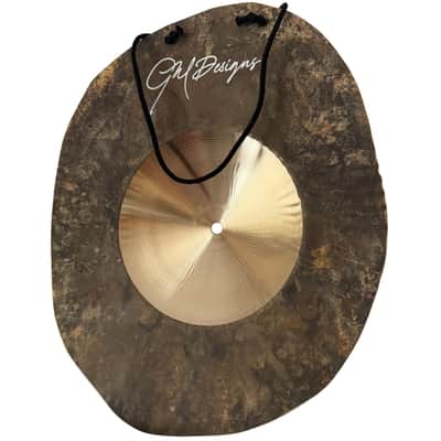 GM Designs Hanging/Mountable Irregular Cymbal w/ 8" Bell - Unique Resonant Voices! image 4