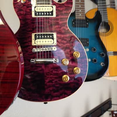 Gibson Custom Shop Les Paul Classic  Rose Quilt Top - RARE! image 8