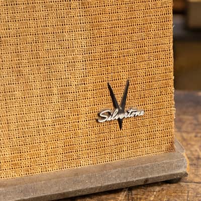 Silvertone Model 1432 10-Watt 1x12 Guitar Combo 1960s - Gray with White Grille image 2