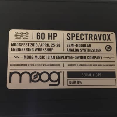 Moog Spectravox 2019 analog vocoder (Moogfest exclusive) image 10
