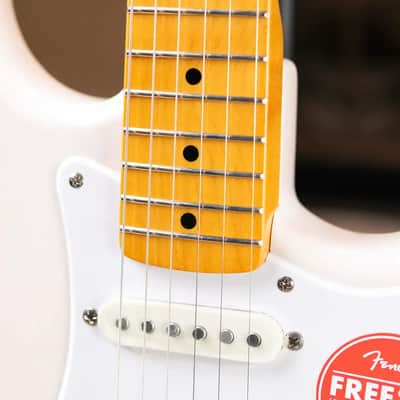 Squier Classic Vibe '50s Stratocaster Electric Guitar - White Blonde image 8