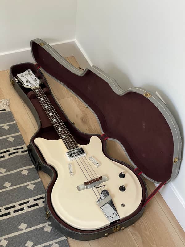 1963 Val-Pro National 85 "Map Bass" Guitar with OHC image 1