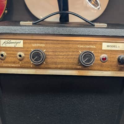 1967 Kalamazoo Model 1 Wood Face Black Grill All Tube Guitar Amplifier Excellent! image 10