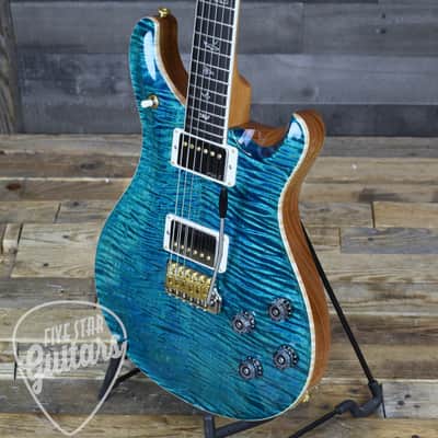 Pre-Owned PRS McCarty 594 Tremolo Wood Library - Laguna Blue with Hard Shell Case image 11