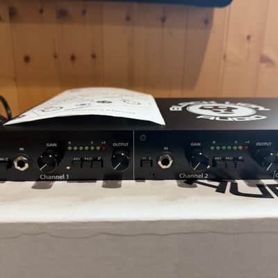 Black Lion Audio B12A Quad 4-Channel Microphone Preamp 2019 - 2020 - Black image 2