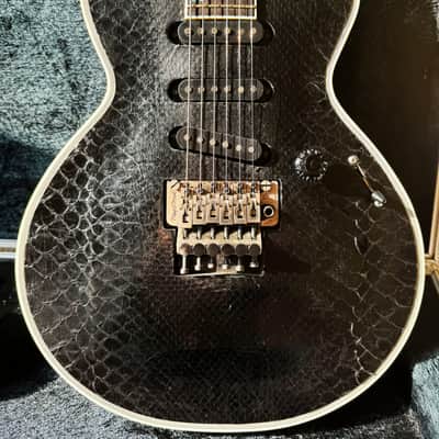 ESP Eclipse S-1 Python Sugizo Signature model 2000 - Snake Skin Black image 2