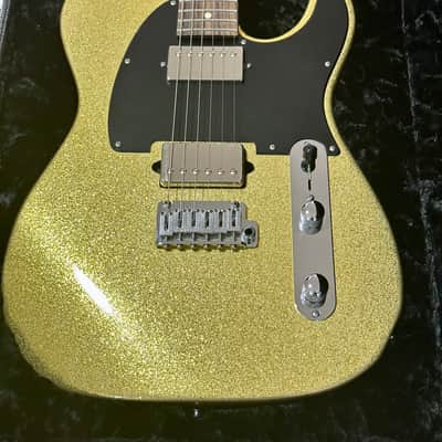 New Suhr Custom  Classic T Paulownia HH Gold Sparkle Roasted Neck Rosewood Telecaster style image 1