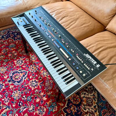 Roland Jupiter 6 c 1983 original vintage analog poly synth MIJ Japan image 3