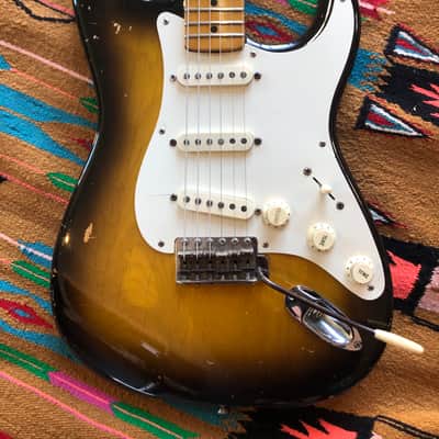 1957 Fender Stratocaster 2TSB Sunburst Refinished Body & Neck image 4