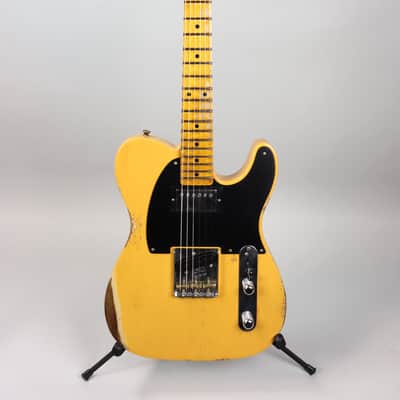 Fender Custom Shop Limited Edition Blackguard HS Tele Heavy Relic Aged Butterscotch Blonde image 2