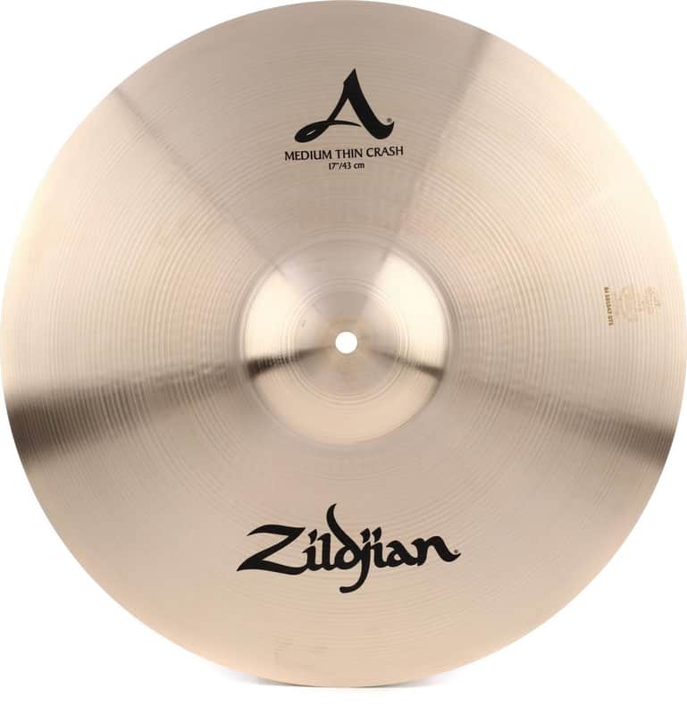 Zildjian A 17" Medium Thin Crash Cymbal image 1