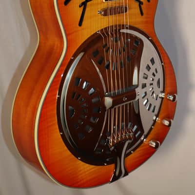 Fender FR50CE Cutaway Acoustic Electric Resonator Guitar used Recently Setup with new strings image 4